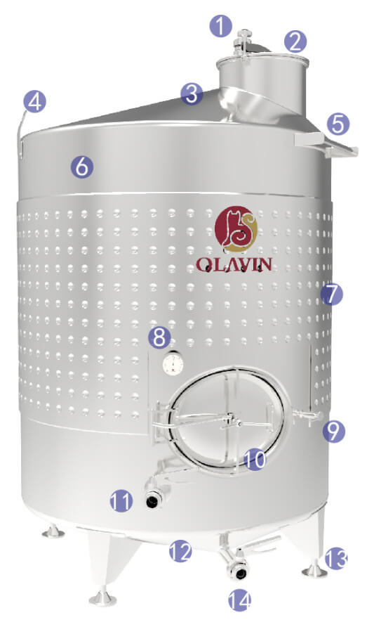 Wine storage tank Wine storage tank
